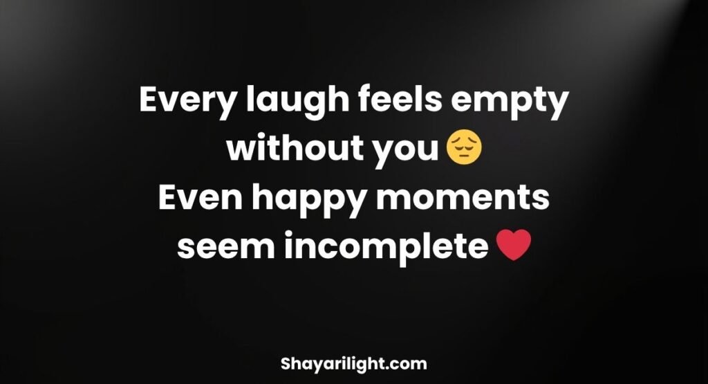 English Sad Shayari 2 Line