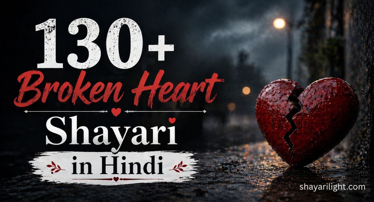Broken Heart Shayari in Hindi: दर्द भरी शायरी संग्रह 2026
