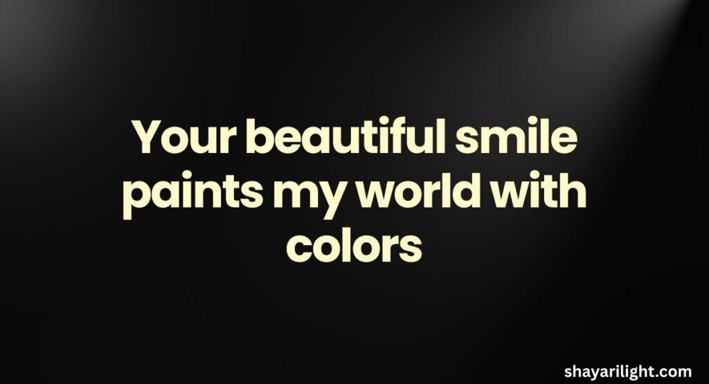 Beautiful Smile Shayari in English