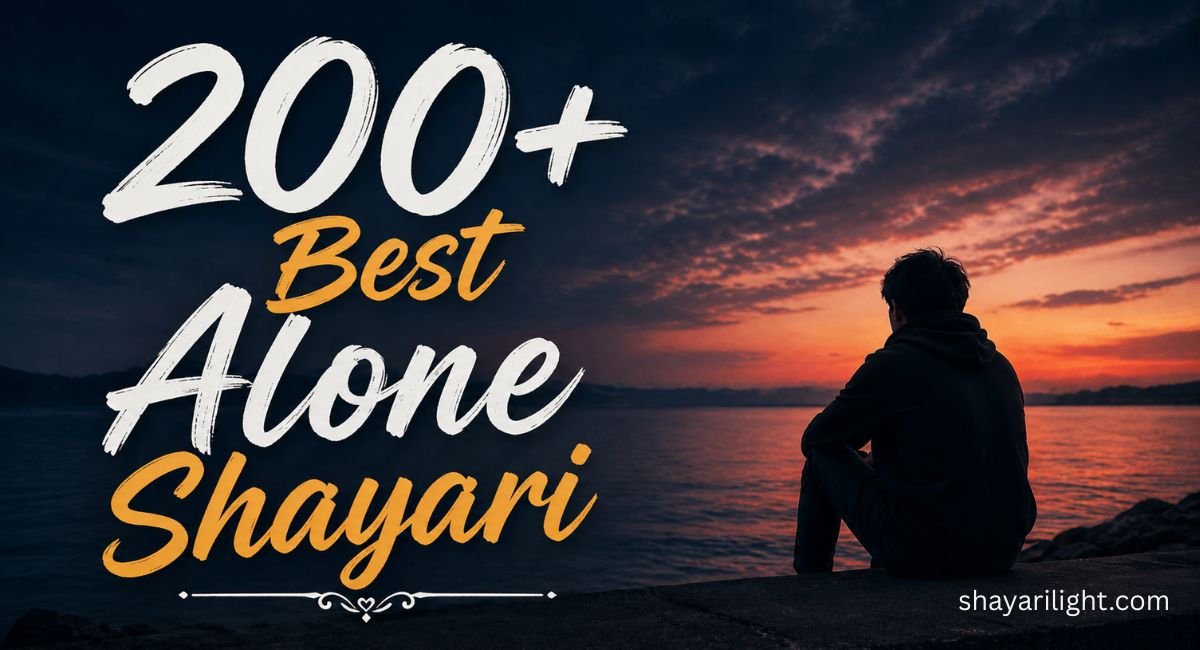 Best Alone Shayari | तन्हाई और यादों वाली शायरी 2026