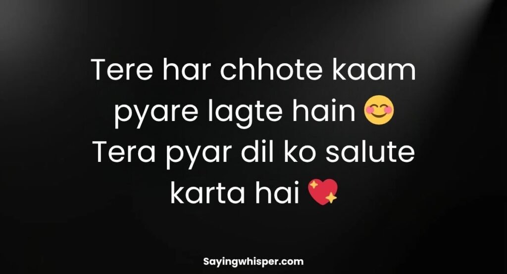 Cute Love Shayari in Roman English