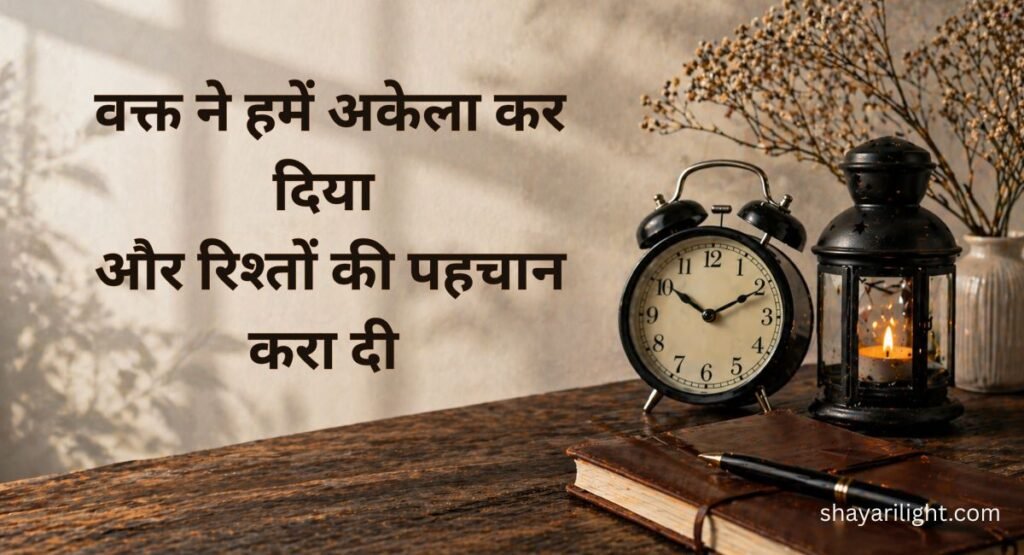 Emotional Dard Rishte Waqt Shayari