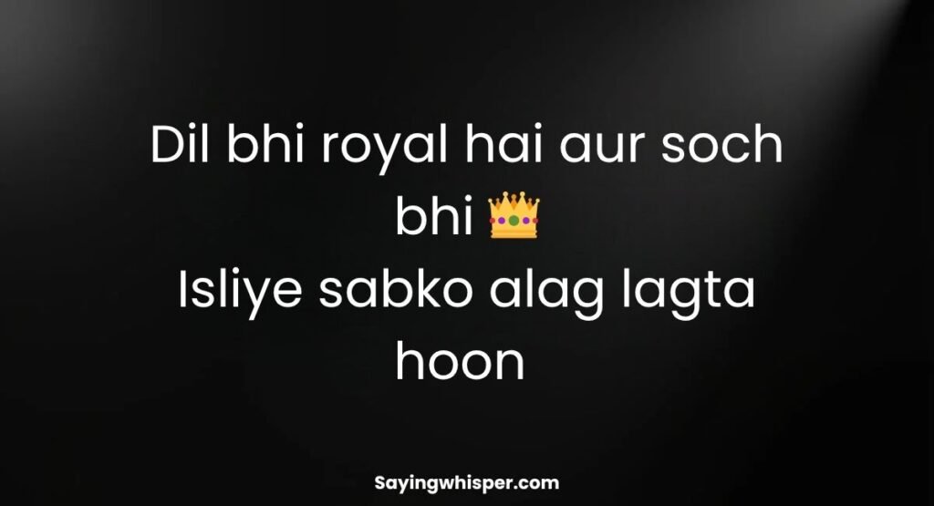 King Attitude English Shayari