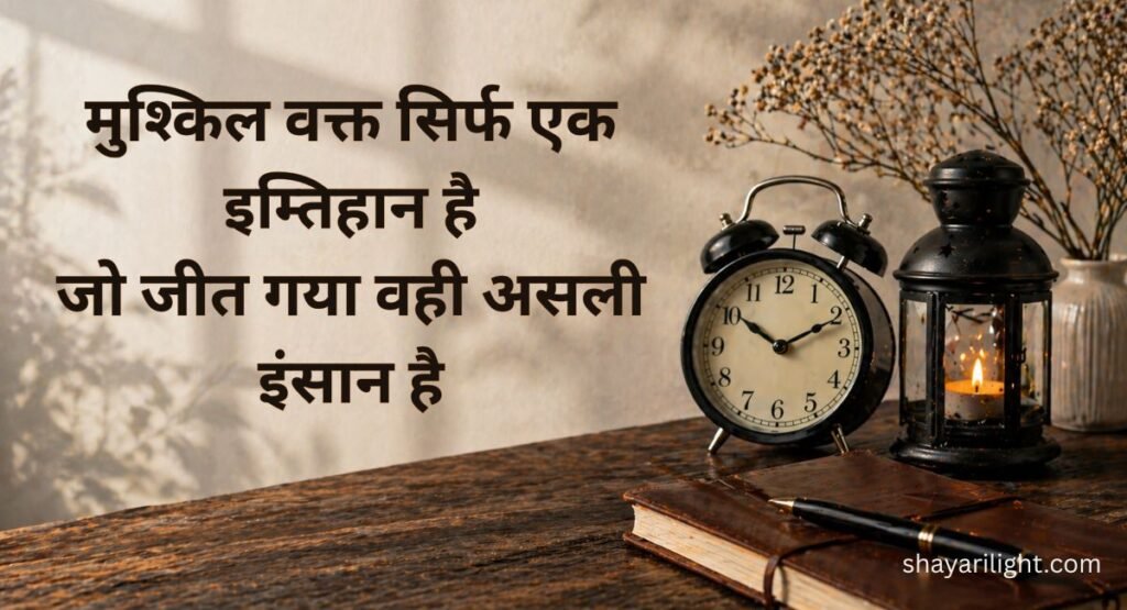 Motivational Waqt Shayari in Hindi