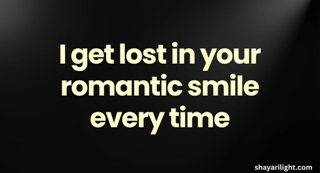 Romantic Smile Shayari in English