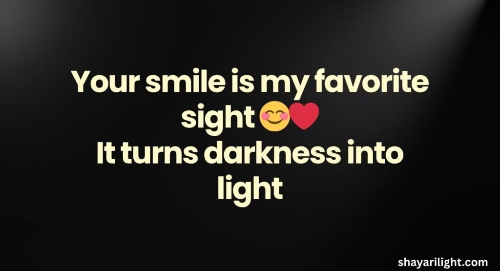 Smile Shayari 2 Line in English