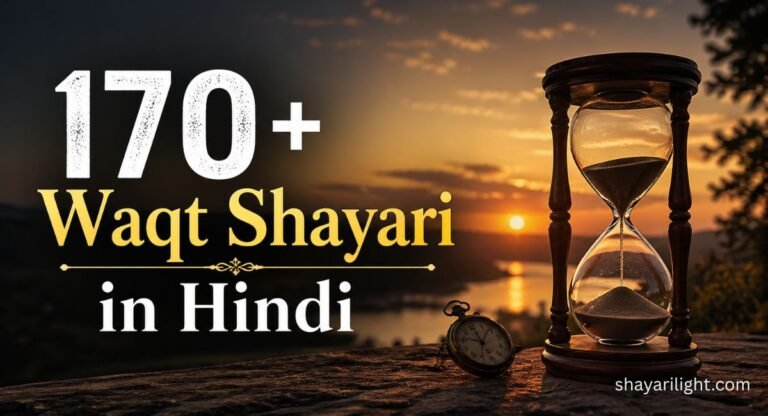 Waqt Shayari in Hindi Best Time Shayari Collection 2026