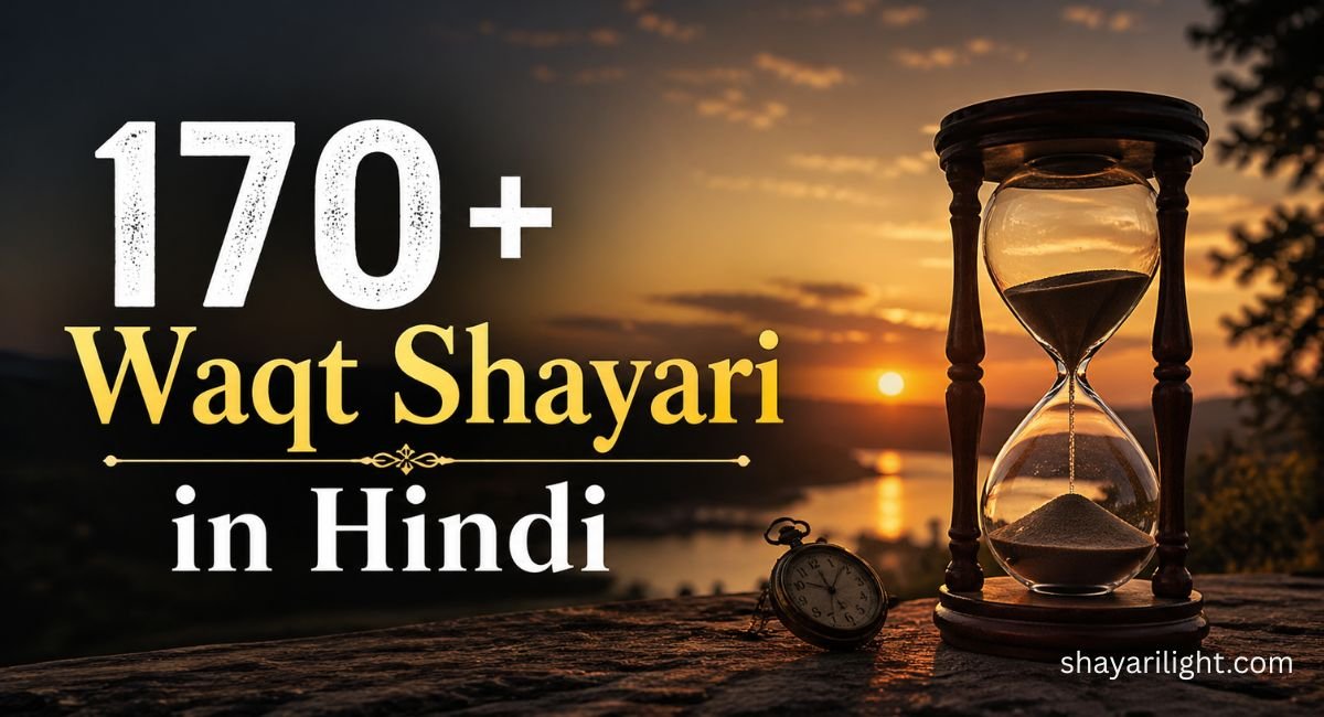 Waqt Shayari in Hindi Best Time Shayari Collection 2026