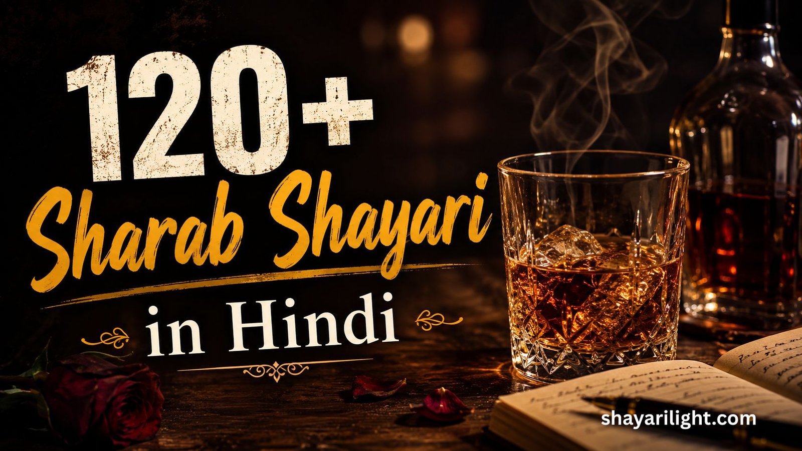 Best Sharab Shayari in Hindi | शराब शायरी दो लाइन 2026