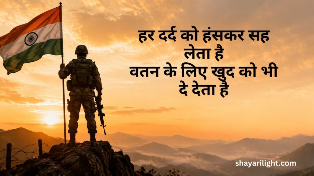 Best Army Shayari in Hindi