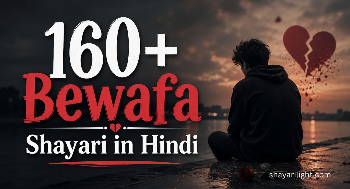 Bewafa Shayari in Hindi | 2 Line, Attitude & Heart Touching