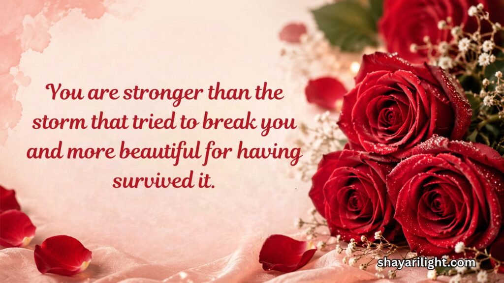 Encouraging Rose Quotes for Him with Deep Feelings