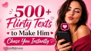 500+ Flirty Texts to Make Him Chase You Instantly
