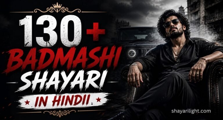 Killer Badmashi Shayari in Hindi | खतरनाक बदमाशी स्टेटस 2026