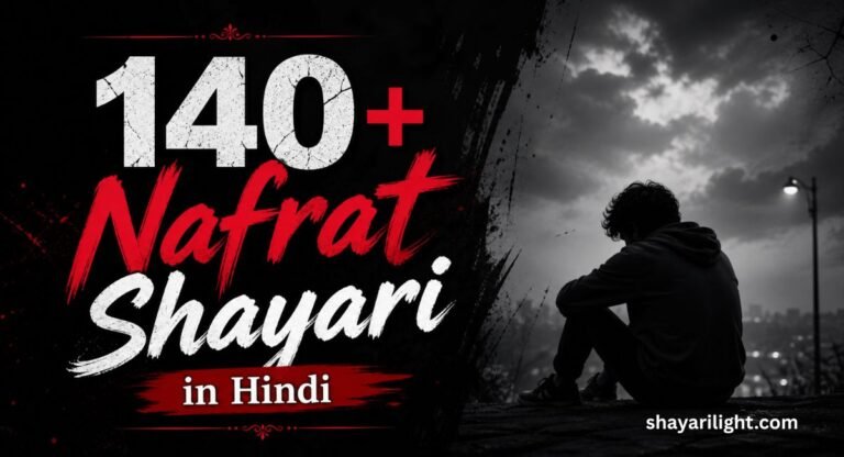 Nafrat Shayari in Hindi | Heart Touching & Sad Shayari 2026