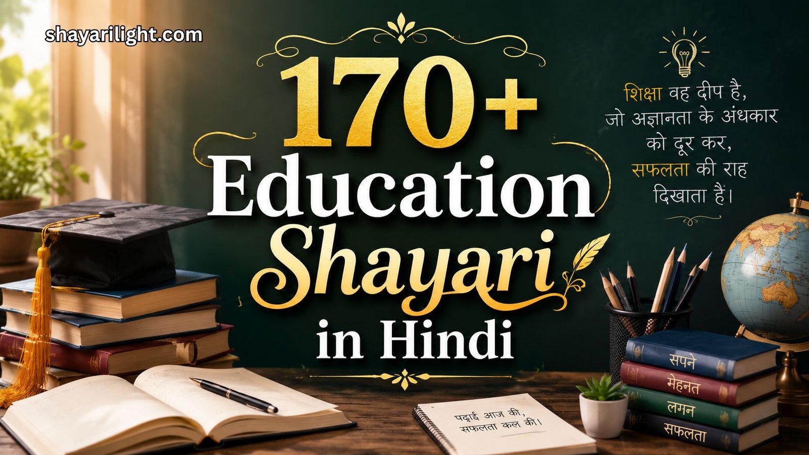 170+ Education Shayari in Hindi: पढ़ाई, ज्ञान और सफलता पर शायरी