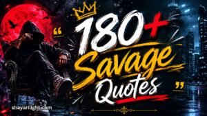 180+ Savage Quotes That Hit Different and Silence Everyone