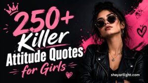 250+ Killer Attitude Quotes for Girls in English to Inspire Self-Confidence