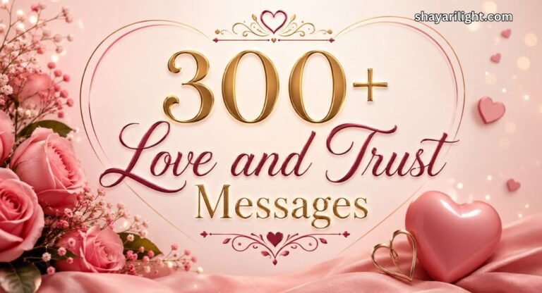 300+ Love and Trust Messages: Heartfelt Quotes for Strong Relationships