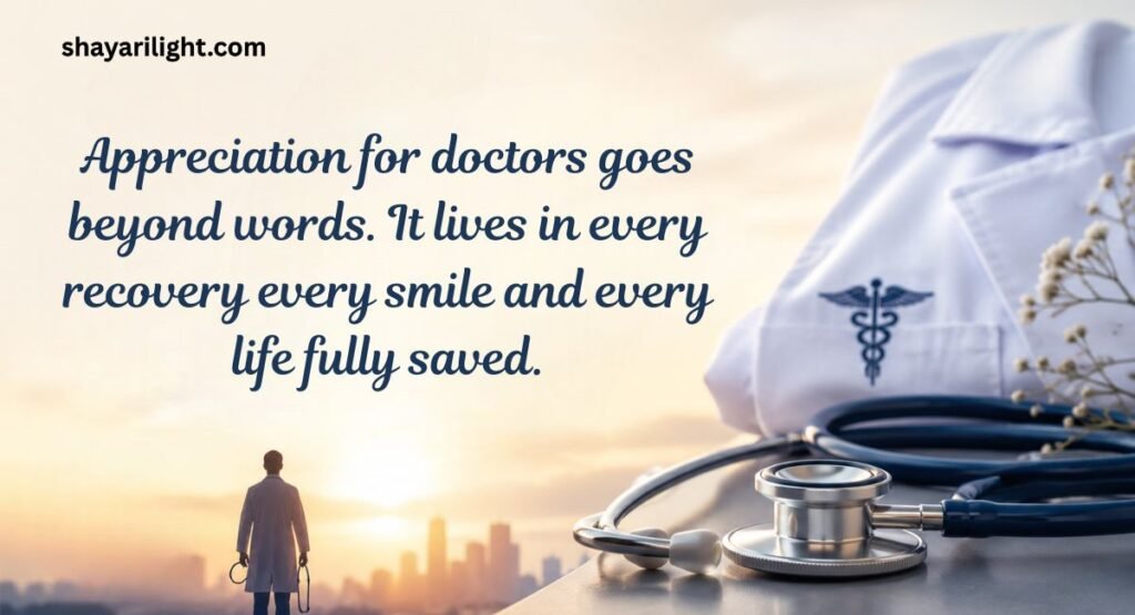 Appreciation Proud To Be A Doctor Quotes