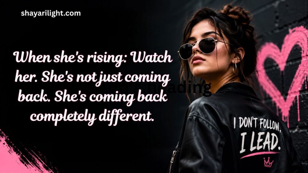 Attitude Quotes For Girls by Mood and Scenario