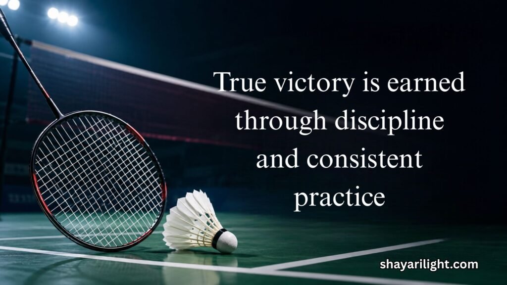Badminton Victory Quotes About Winning Spirit and Determination
