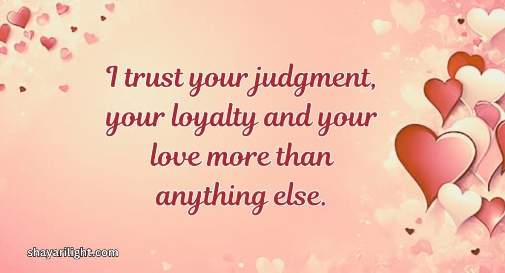 Best Love And Trust Messages For My Wife