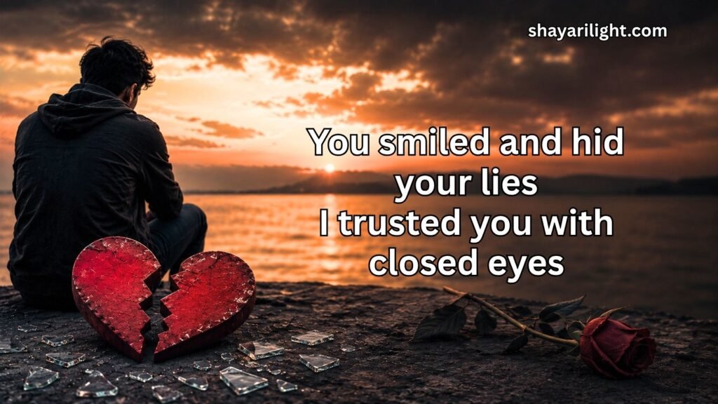 Bharosa Todne Wali Shayari in English
