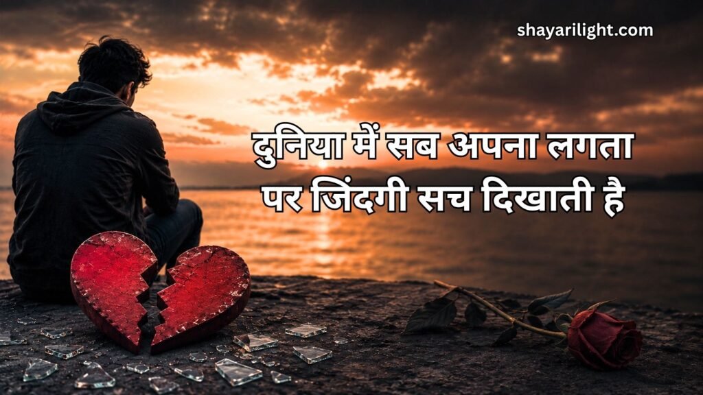 Bharosa Todne Wali Shayari on Life