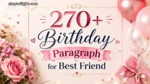 Birthday Paragraph For Best Friend: Sweet, Heartfelt Wishes 2026