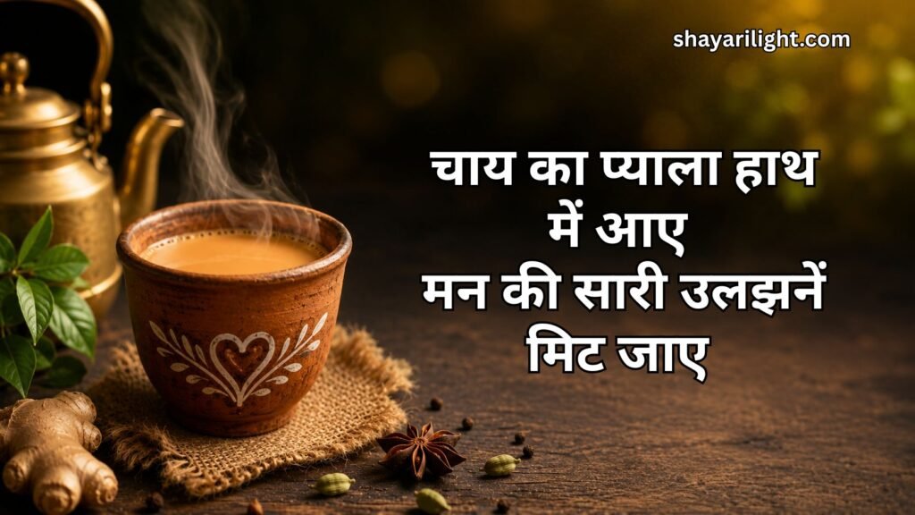 Chai Par Shayari in Hindi