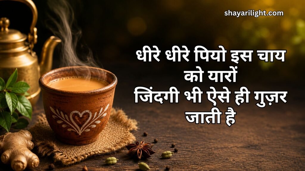 Chai Shayari Gulzar