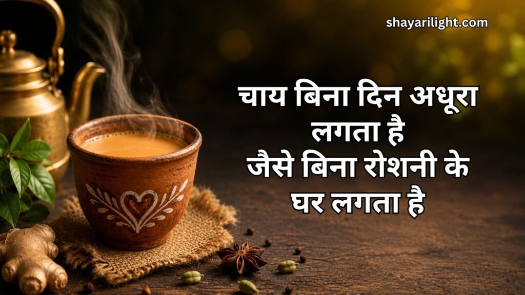 Chai Shayari in Hindi 2 Line