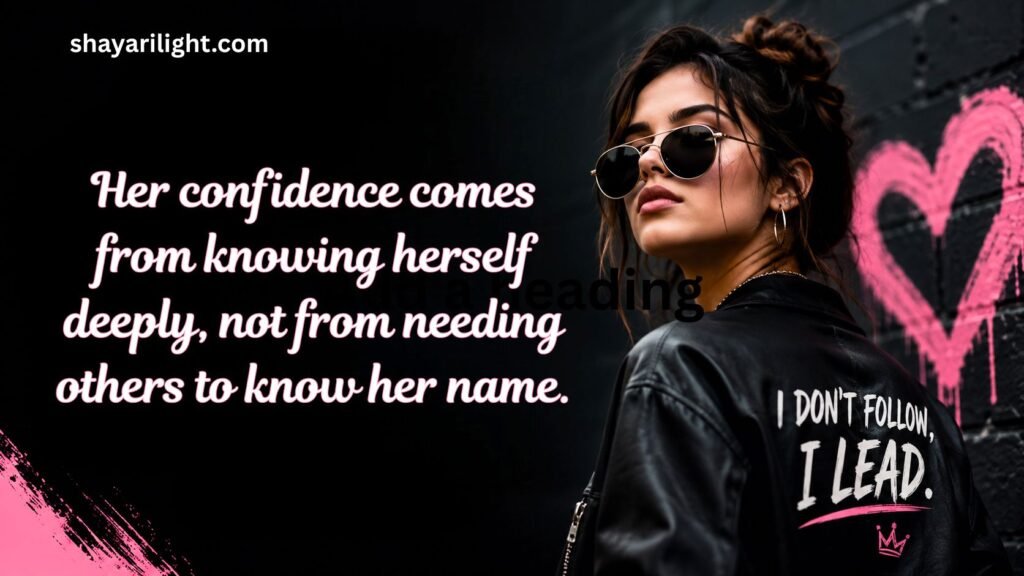 Classy and Confident Attitude Quotes For Girls