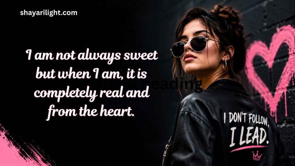 Cute Attitude Quotes For Girls