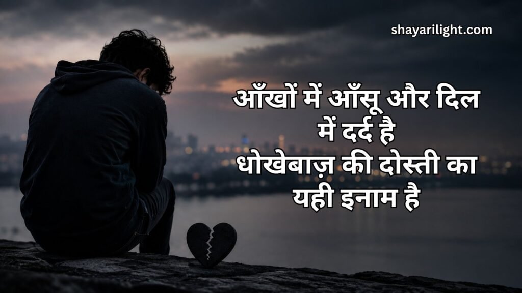 Dhokebaaz Shayari in Hindi 2 Line