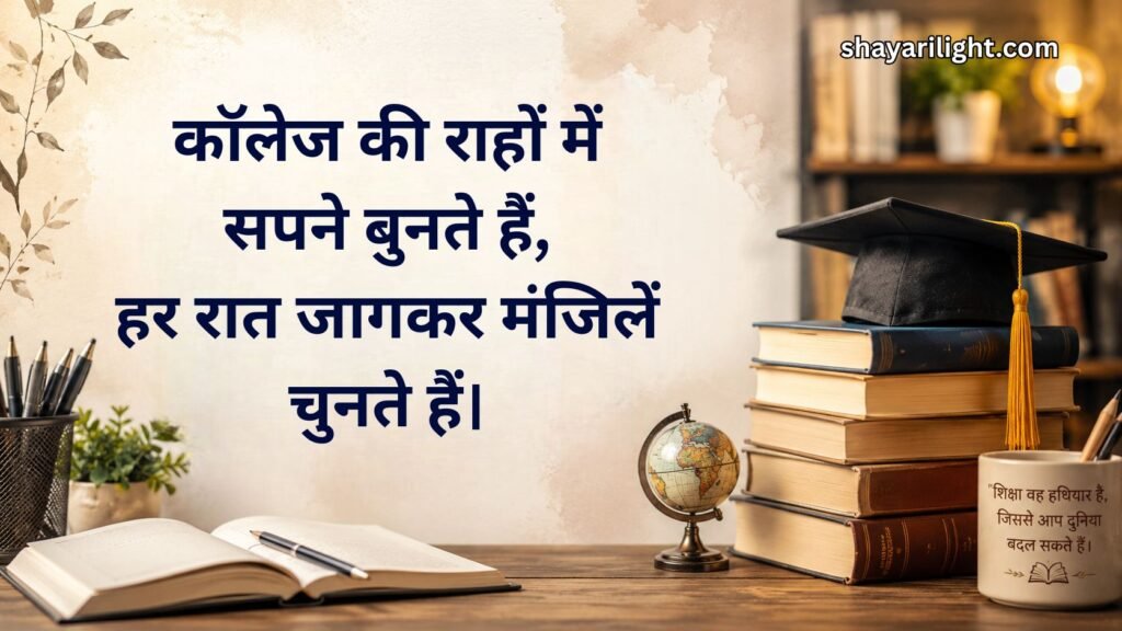 Education Shayari for College Students