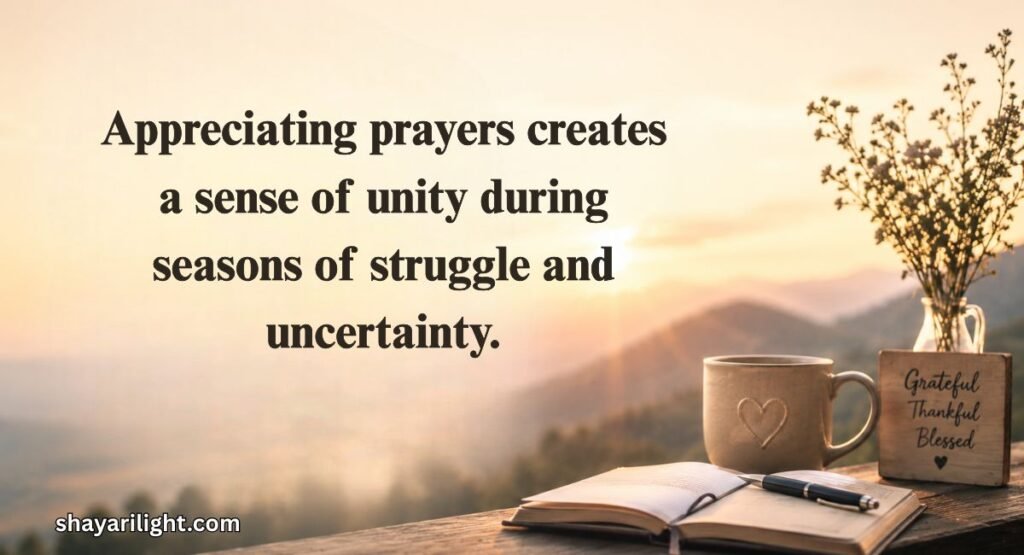 Expressing Gratitude for Prayers in Difficult Moments