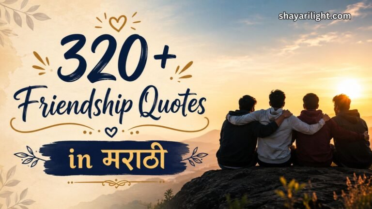 320+ Friendship Quotes in Marathi | Heart Touching Status 2026