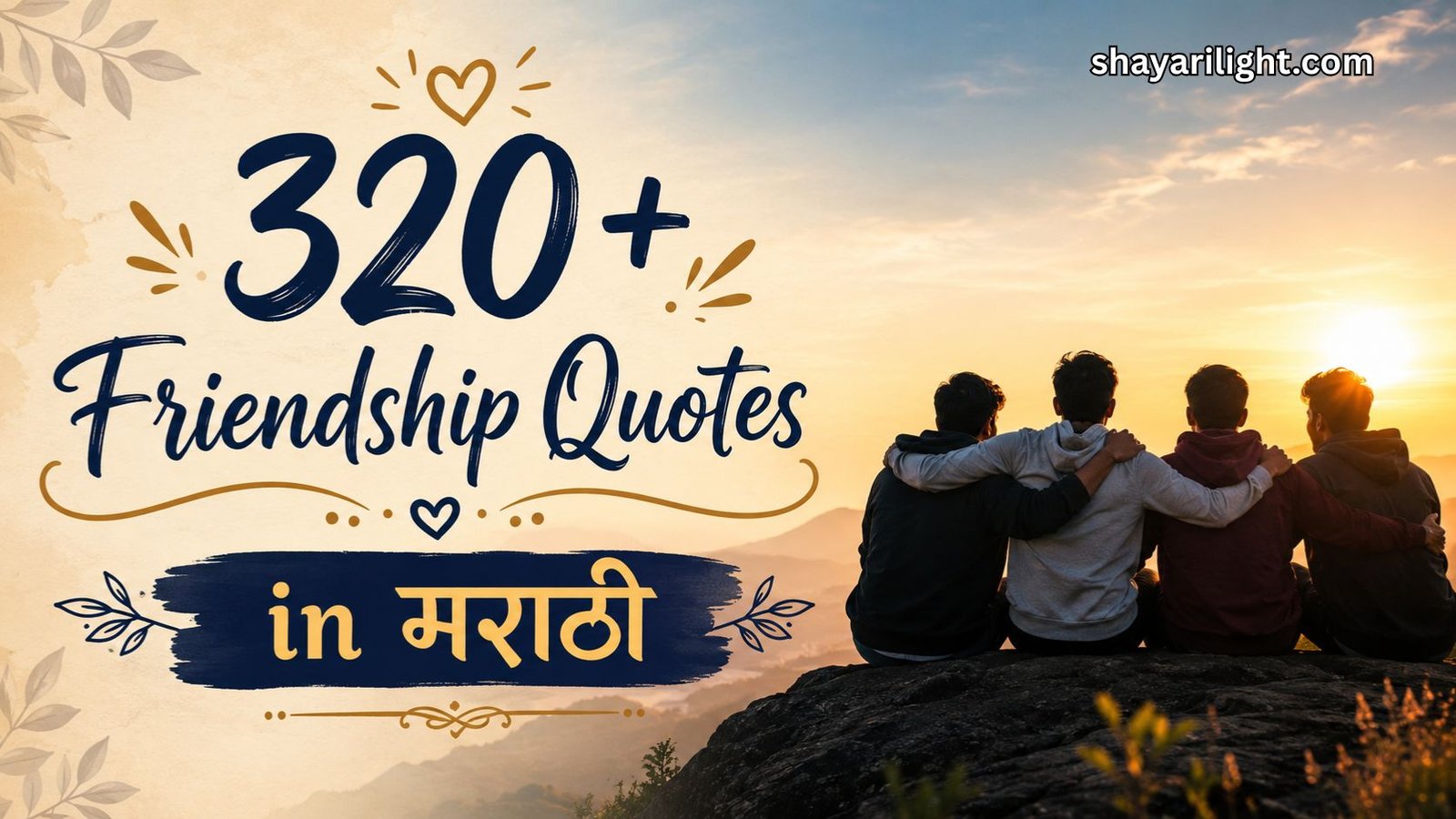 320+ Friendship Quotes in Marathi | Heart Touching Status 2026