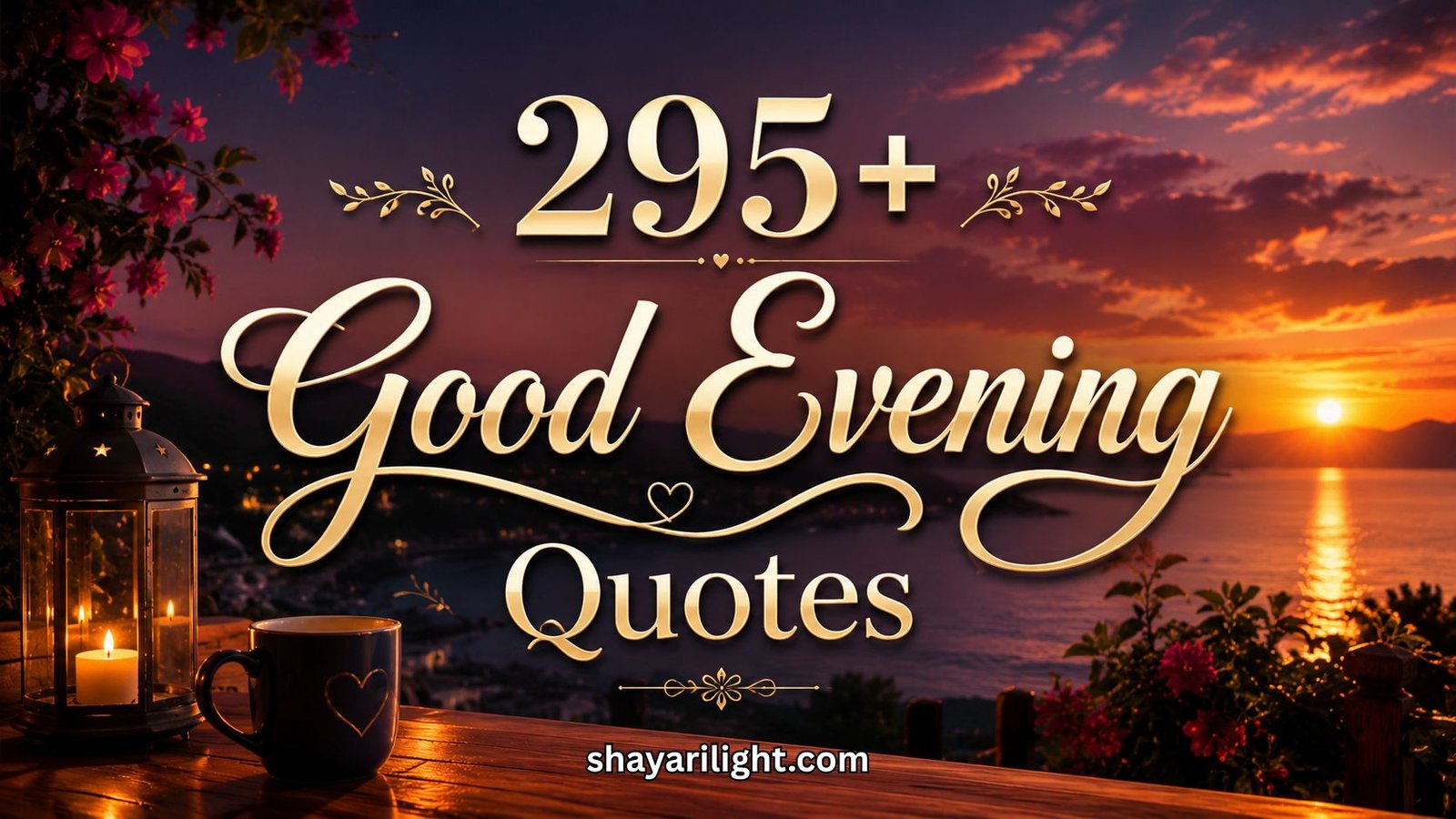 295+ Good Evening Quotes to Inspire Peace, Joy and Happiness 
