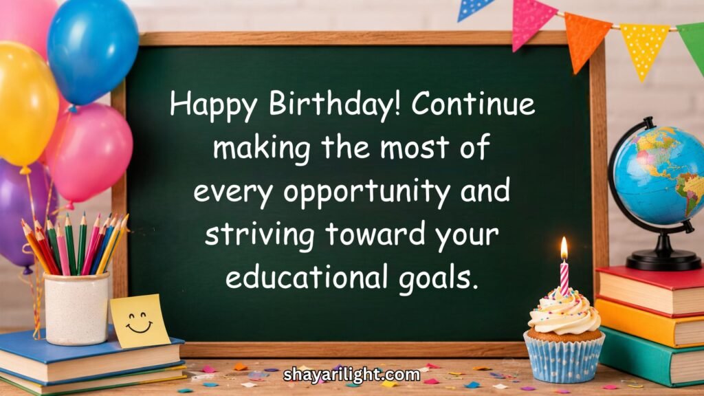 Happy Birthday Wishes for Students from School