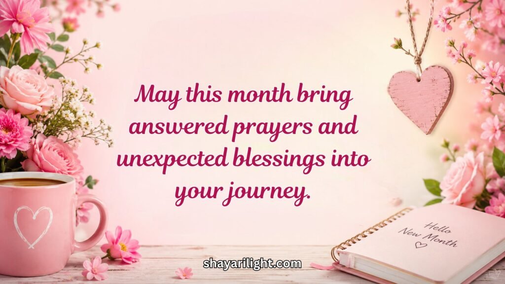 Happy New Month Prayers and Blessings