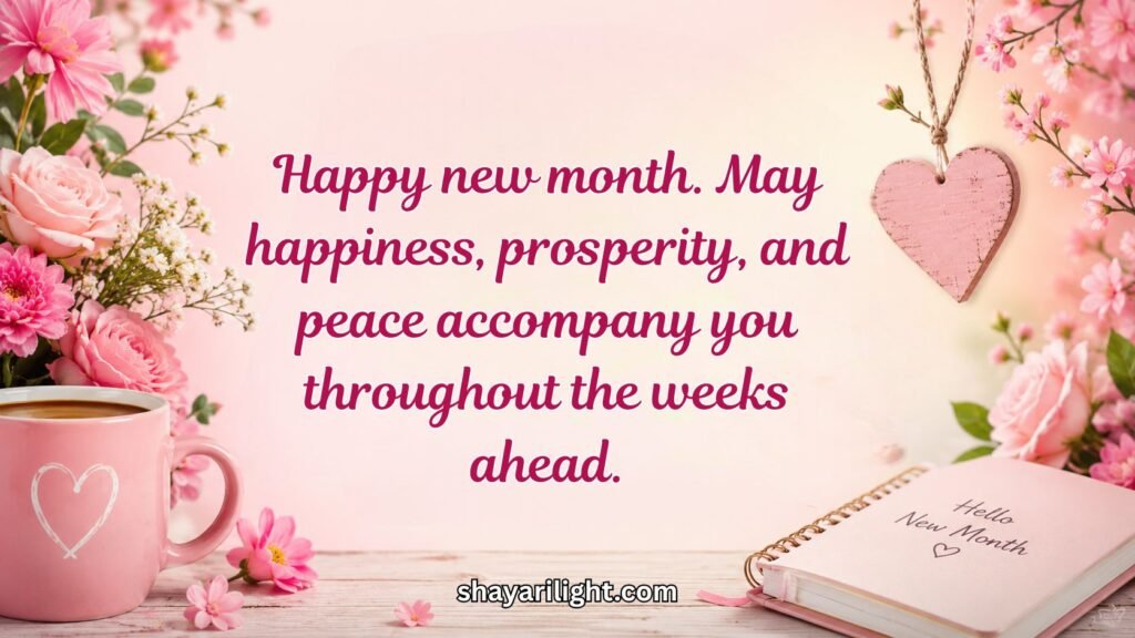 Inspirational New Month Messages