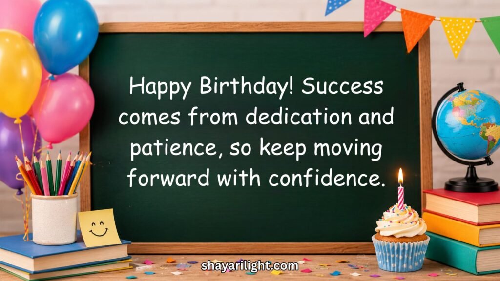 Motivational Birthday Wishes for Students