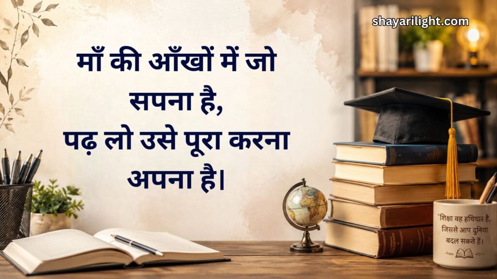 Parents and Education Shayari