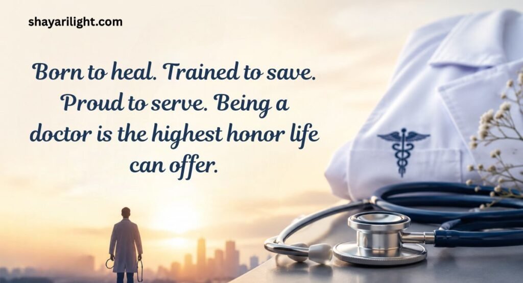 Proud To Be A Doctor Quotes Short