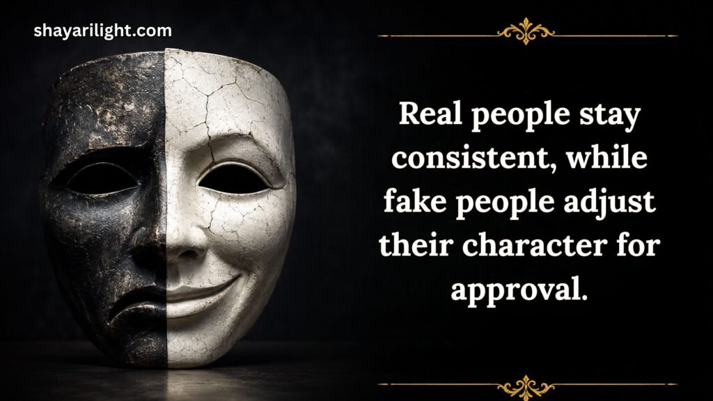 Real Talk Quotes About Fake Behavior and Insincere People