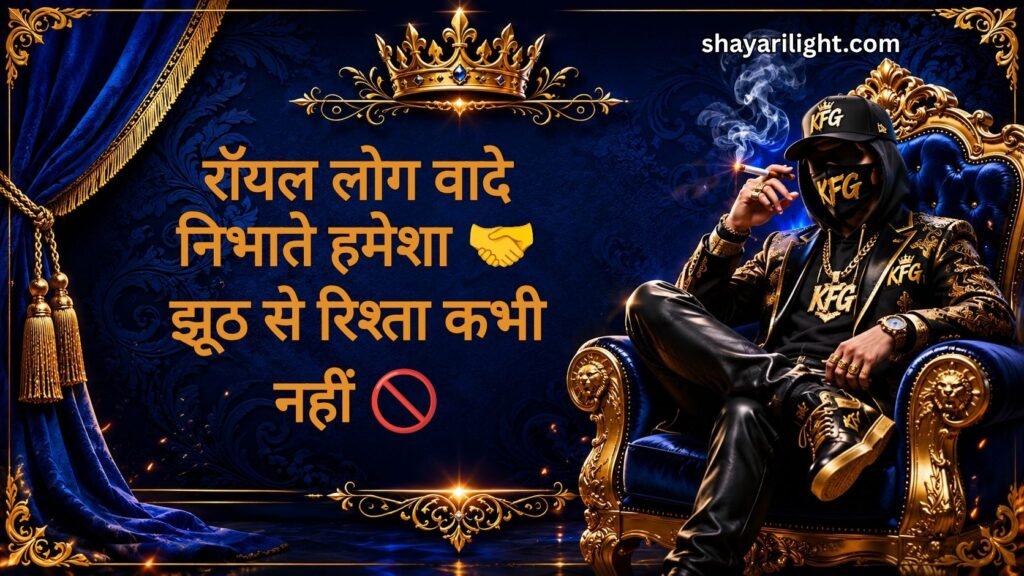 Royal Attitude Status in Hindi