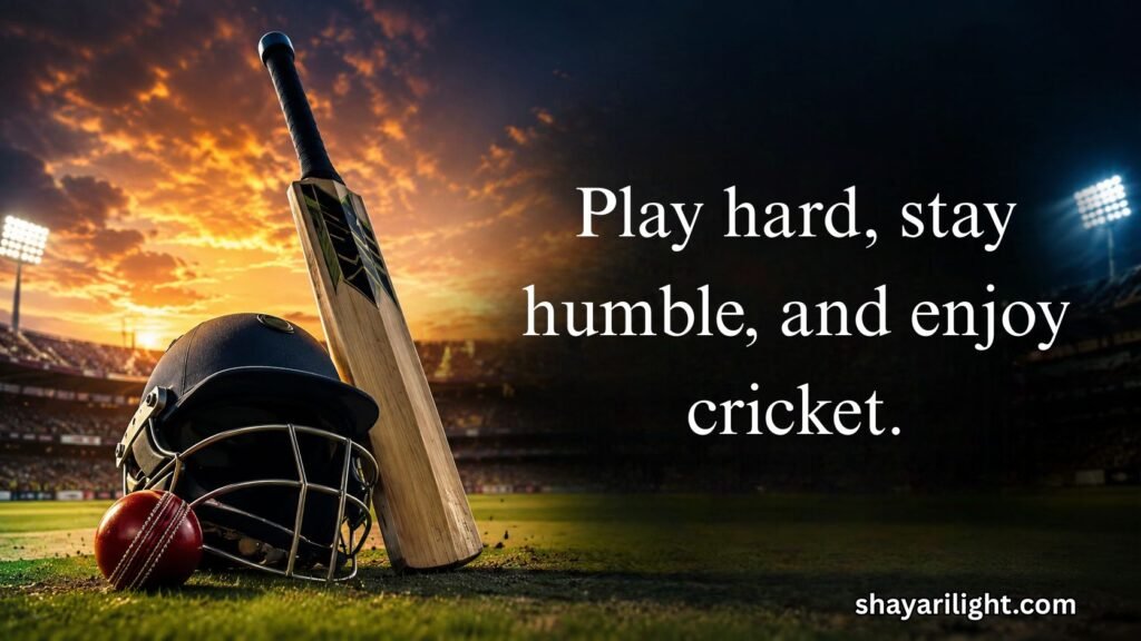 Short Cricket Quotes for Captions, Status & Instagram